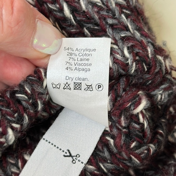 Madewell Firelight Marled Crewneck Sweater Size Small - Picture 13 of 13